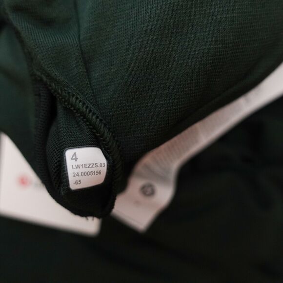 New Lululemon Size 4 Align Short Sleeve Dress 3" Liner Nulu LGYG Legacy Green - Picture 11 of 12